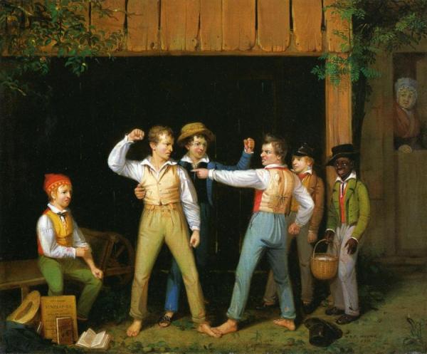 School Boys Quarreling by William Sidney Mount