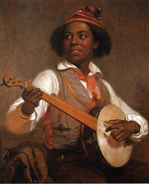 The Banjo Player by William Sidney Mount Oil Painting Reproductions