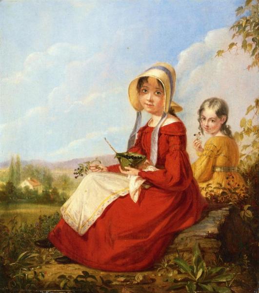 The Blackberry Girls by William Sidney Mount