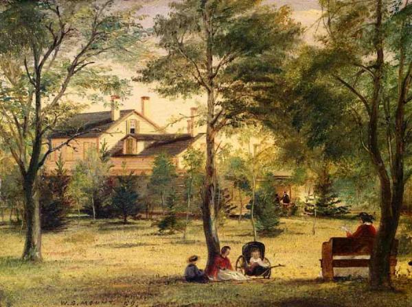 The Residence Of The Honorable William H. Ludlow by William Sidney Mount