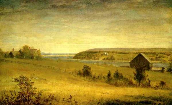 Thomas Strongs House, Setauket, Long Island by William Sidney Mount