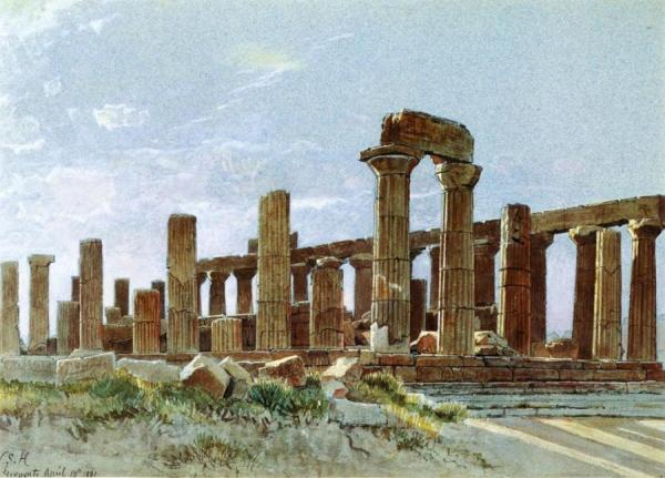 Agrigento by William Stanley Haseltine Oil Painting Reproductions