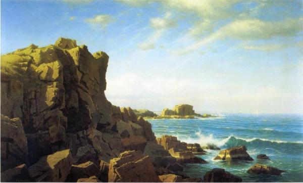 Nahant Rocks by William Stanley Haseltine Oil Painting Reproductions
