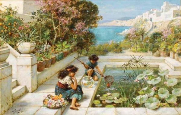 Golden Hours by William Stephen Coleman Oil Painting Reproductions
