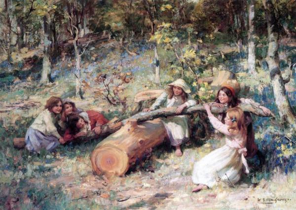 See-saw by William Stewart Macgeorge