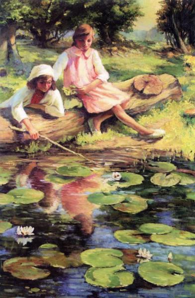 The Lily Pond by William Stewart Macgeorge