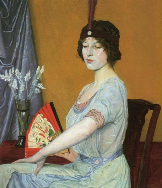 The Japanese Fan by William Strang