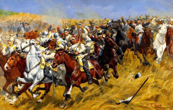 Cavalry Sketch by William Trego