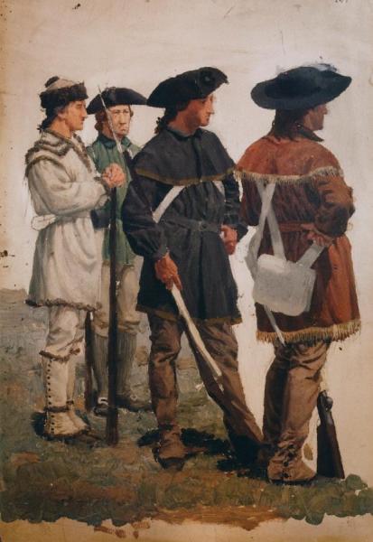 William Trego Colonial Hunting Shirt 'uniforms'