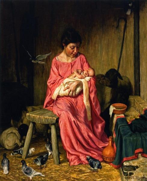 Madonna And Child by William Trego