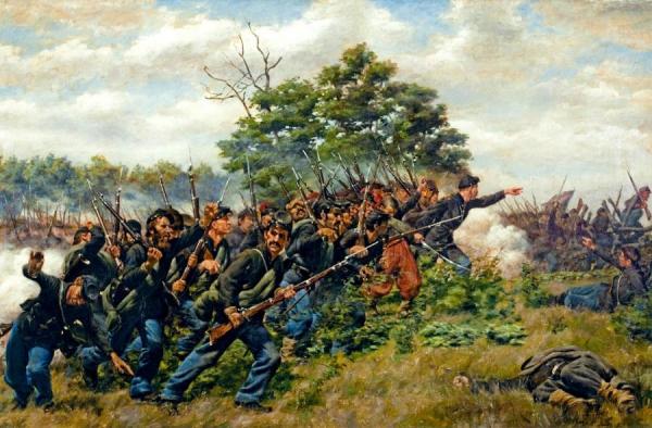 William Trego The Battle Of Fair Oaks, Sumner's Reinforcements, May 31 - June 1, 1862