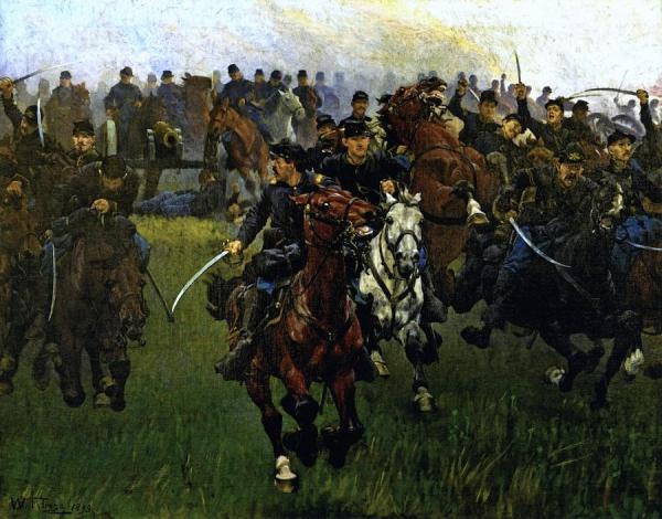 William Trego The Charge Of The Fifth Regulars At Gaines' Mill, 27th Of June, 1862