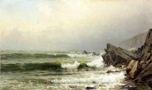 A Misty Morning On The Channel Coast, England by William Trost Richards