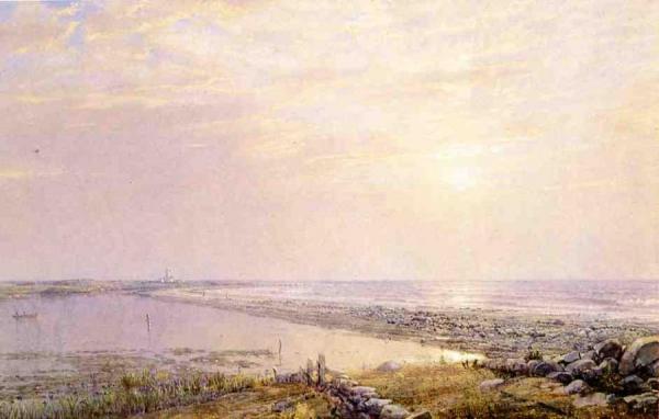 Beach Scene, Late Afternoon by William Trost Richards Oil Painting Reproductions