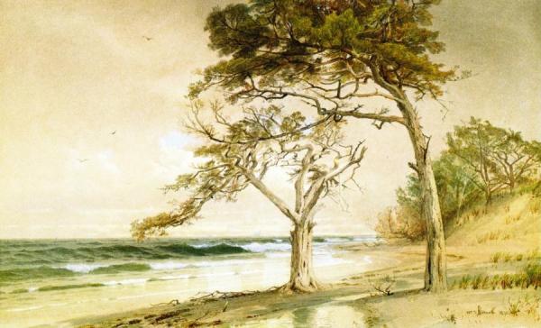 Beach Scene, Trouville-sur-mer by William Trost Richards