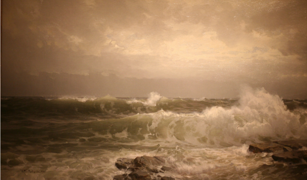 Breakers At Beaver Trail by William Trost Richards