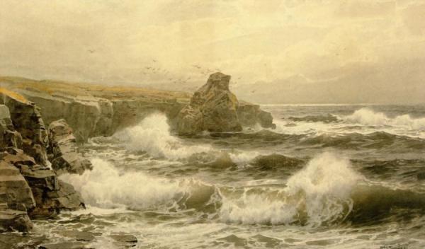Breaking Water by William Trost Richards