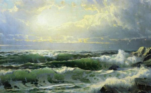 Breaking Waves by William Trost Richards