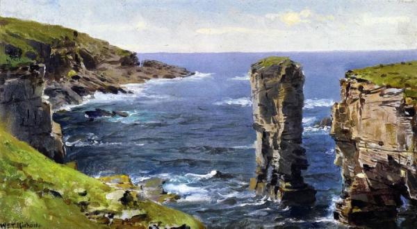 British Coastal View by William Trost Richards Oil Painting Reproductions