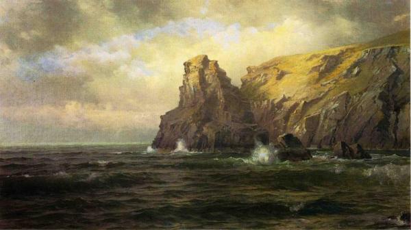 Cliffs Of Cornwall by William Trost Richards