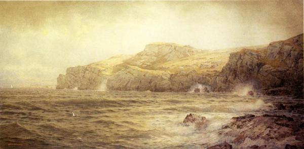 Conanicut Island From Gray Cliff, Newport by William Trost Richards