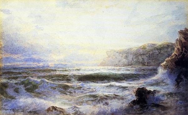 Cormorant Rock, Rhode Island by William Trost Richards