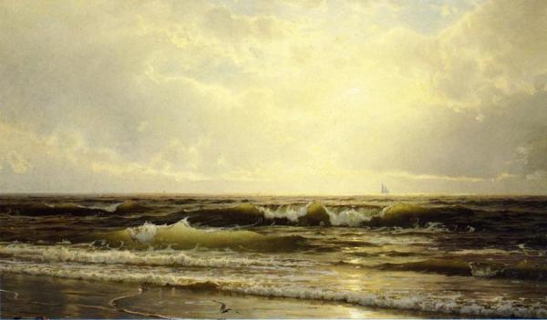 Distant Sails At Dusk by William Trost Richards