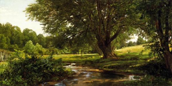 Glade At Oldmixon, Chester County, Pennsylvania by William Trost Richards