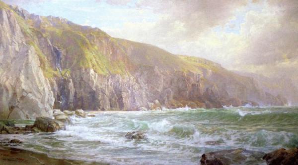 William Trost Richards Guernsey Cliffs, Channel Islands