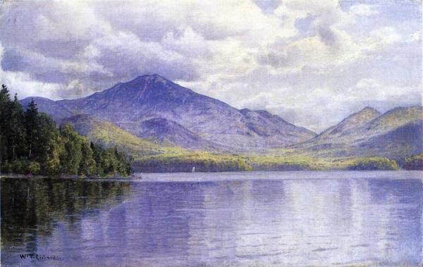 Lake Placid, Adirondack Mountains by William Trost Richards Oil Painting Reproductions