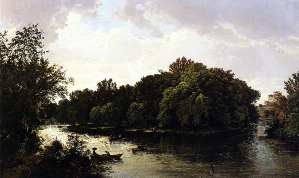 Lake Scene by William Trost Richards