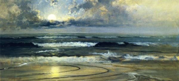 Moonlight Reflections by William Trost Richards