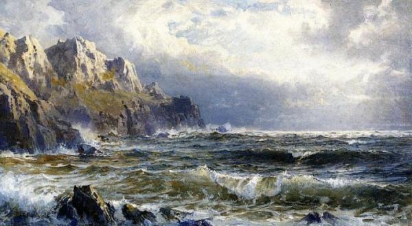 Moye Point, Guernsey, Channel Islands by William Trost Richards
