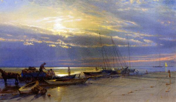 William Trost Richards On The Inlet, Atlantic City, New Jersey