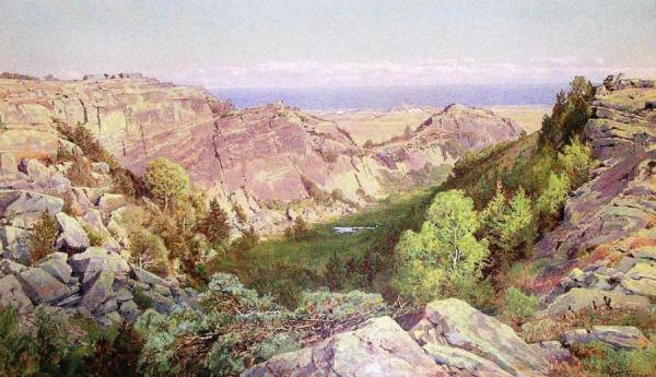 Paradise Valley, Middletown, Rhode Island by William Trost Richards