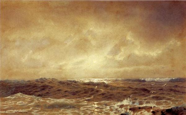 William Trost Richards Rocks And Sea