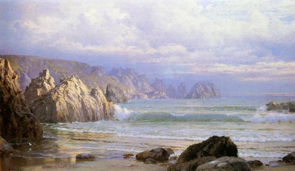Seascape: Along The Cliffs by William Trost Richards