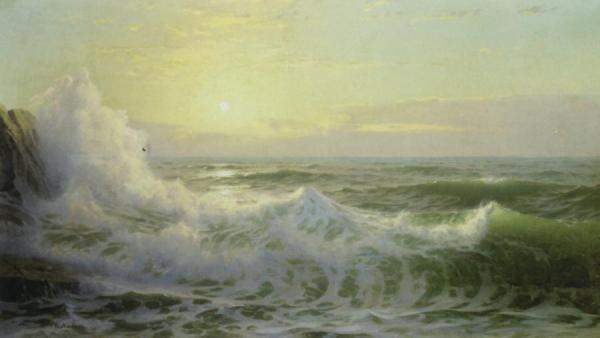 Sunlit Waves by William Trost Richards