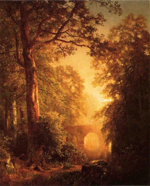 The Arched Bridge by William Trost Richards