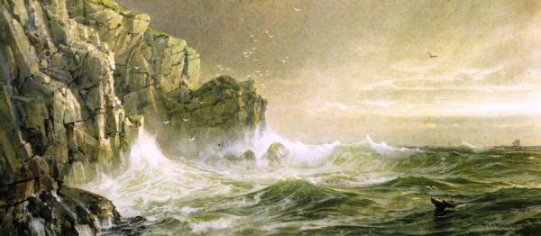 The Coast Of Cornwall by William Trost Richards