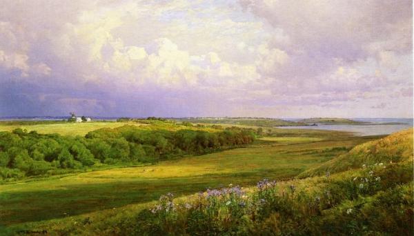 The Watson Farm, Conanicut, Rhode Island by William Trost Richards