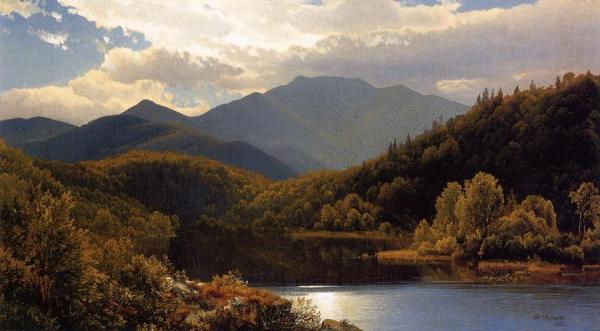 William Trost Richards View In The White Mountains