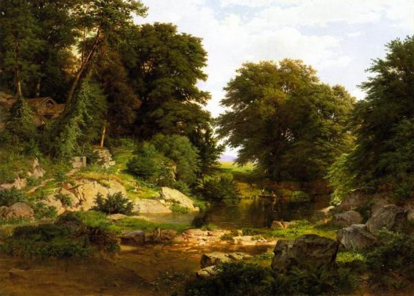 Woodland Brook by William Trost Richards