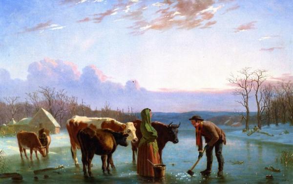 William Tylee Ranney Ice Gatherers