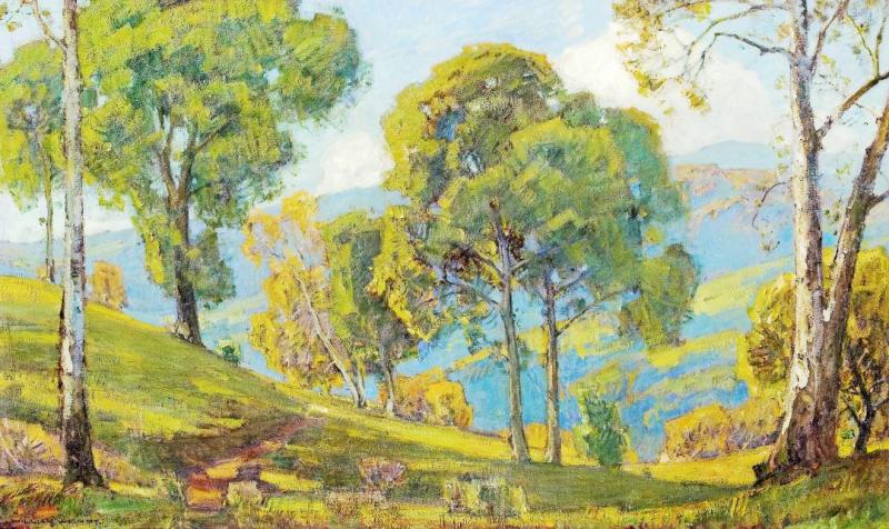 View To The Valley by William Wendt