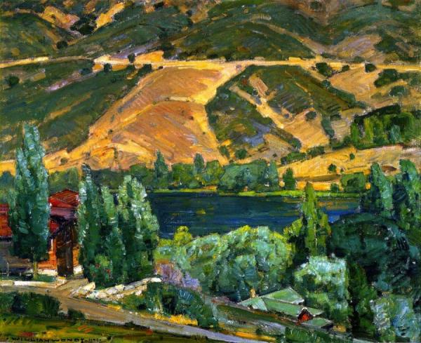 A Lake by William Wendt
