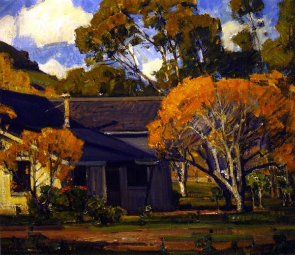 Addie's Cottage, Laguna Beach by William Wendt