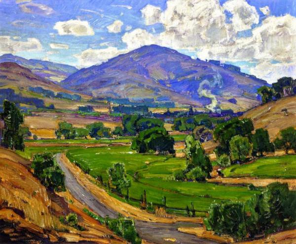 Advancing Clouds by William Wendt