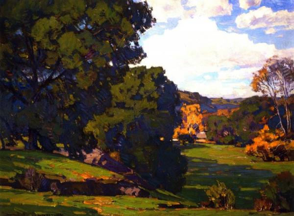 Along The River Bed by William Wendt