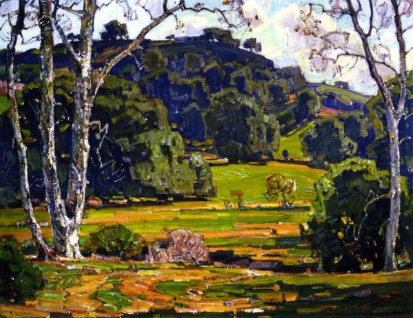 Beloved Oaks And Sycamores by William Wendt